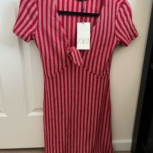 NWT red zara dress